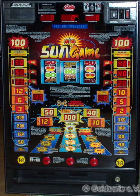Sun Game, Rototron, Bally Wulff, 1998 Sun Game, Rototron, Bally Wulff, 1998